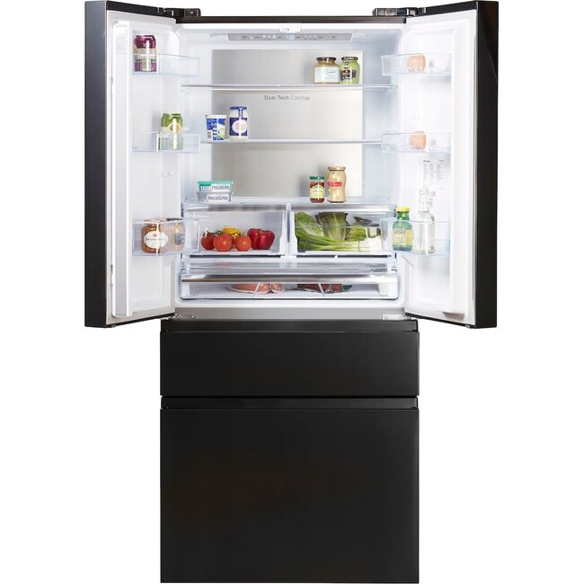 Hisense RF540N4SBF2 French door Amerikaanse koelkast 80 cm | Zwart