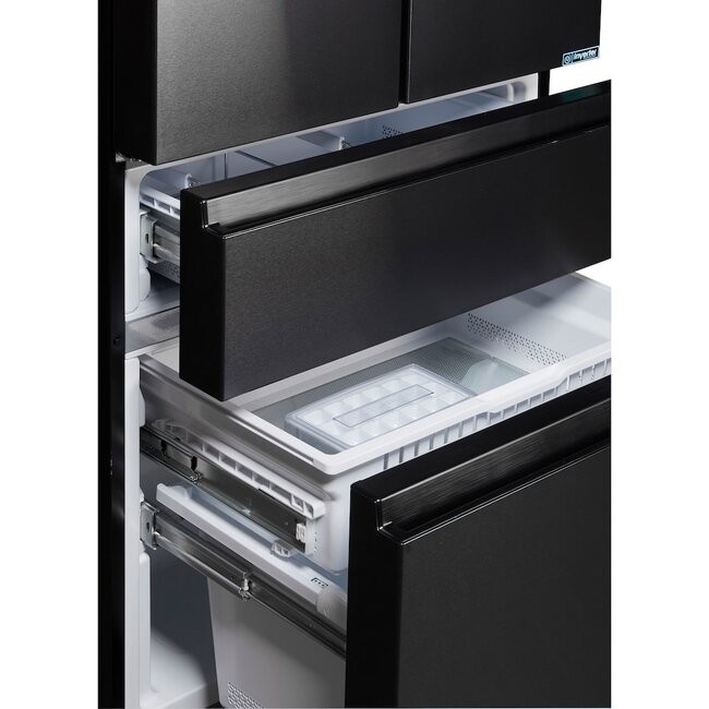 Hisense RF540N4SBF2 French door Amerikaanse koelkast 80 cm | Zwart