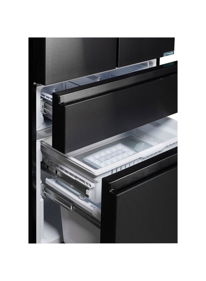 Hisense RF540N4SBF2 French door Amerikaanse koelkast 80 cm | Zwart