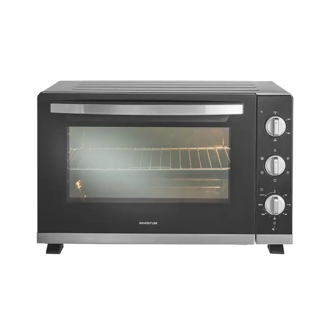 Inventum OV606CS | Vrijstaande Heteluchtoven | Zwart/RVS
