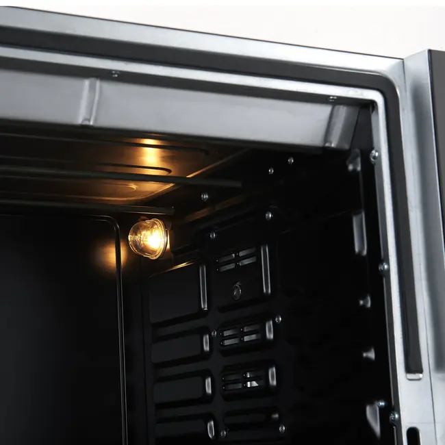 Inventum OV606CS | Vrijstaande Heteluchtoven | Zwart/RVS