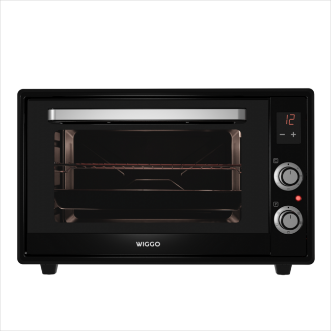 Wiggo WMO-E657 (B) | Vrijstaande oven | Zwart