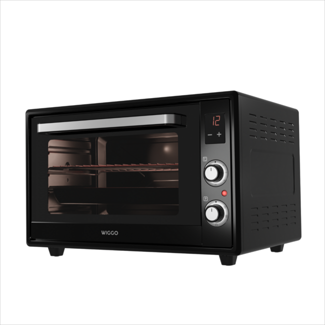 Wiggo WMO-E657 (B) | Vrijstaande oven | Zwart
