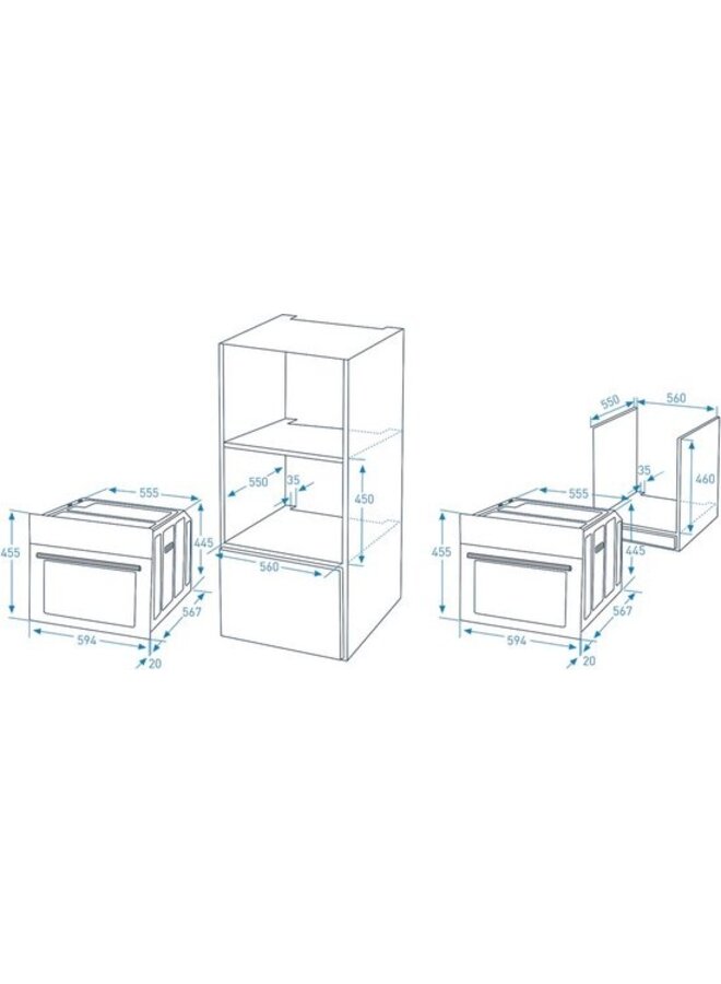 Grundig GEIM27002B Inbouw oven Zwart