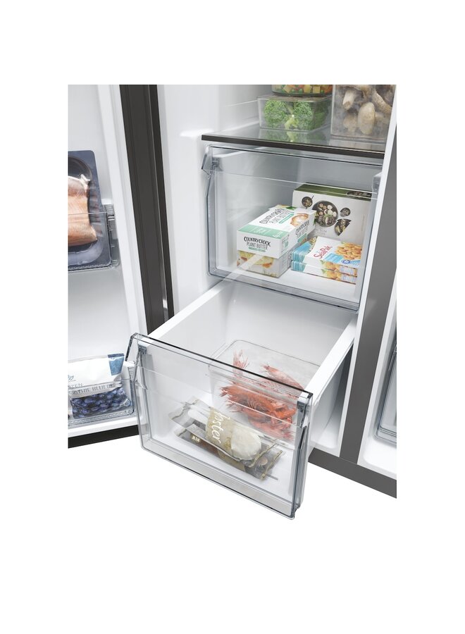 Haier HSW79F18CIMM | Amerikaanse koelkast | RVS