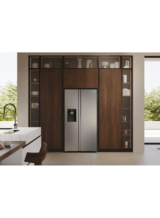 Haier HSW79F18CIMM | Amerikaanse koelkast | RVS