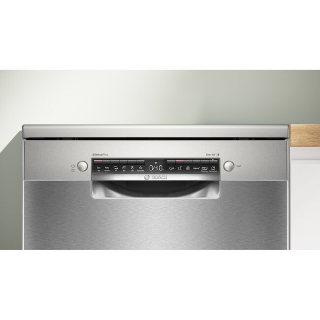 Bosch SMS4EVW09E | Vrijstaande vaatwasser | Label B | RVS