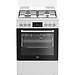 Beko FBM62320WDSL | Gasfornuis | 60 cm | Wit