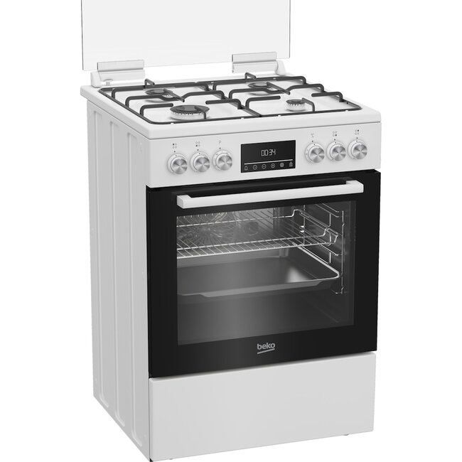 Beko FBM62320WDSL | Gasfornuis | 60 cm | Wit