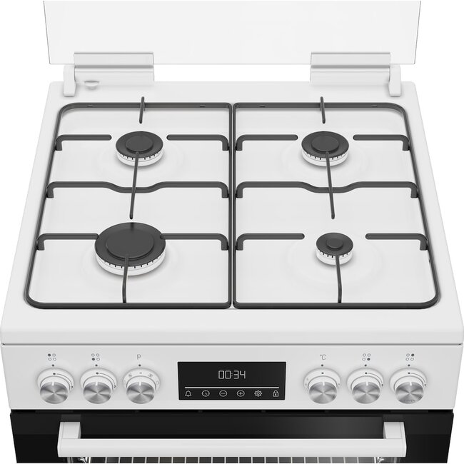 Beko FBM62320WDSL | Gasfornuis | 60 cm | Wit