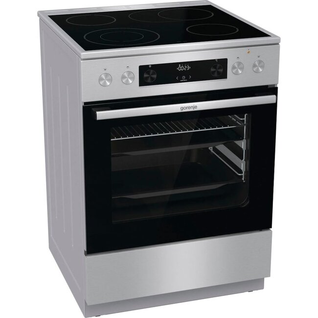 Gorenje GECS6C70XPA | Keramisch fornuis | 60 cm | RVS