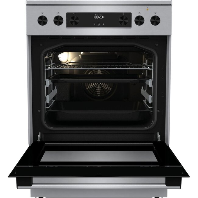 Gorenje GECS6C70XPA | Keramisch fornuis | 60 cm | RVS