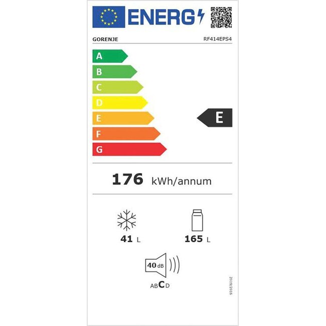 Gorenje RF 414 EPS4 | Koelvriescombinatie | Zilver