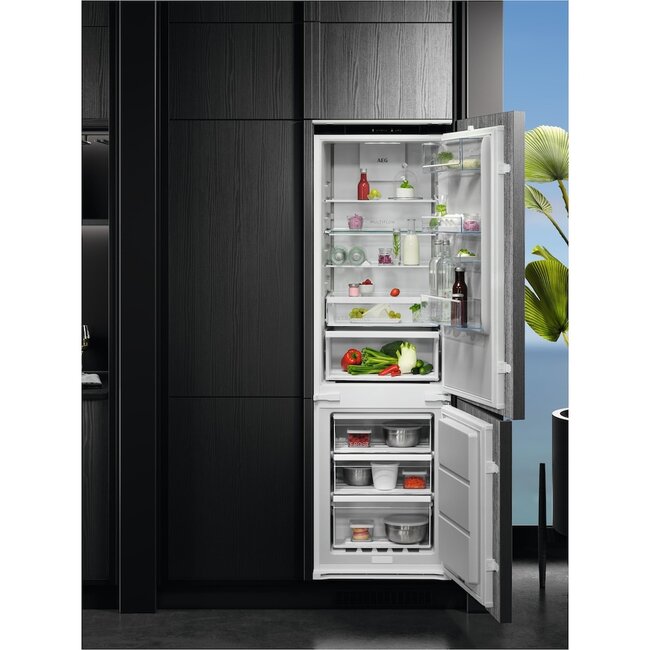 AEG TSC6M183ES | inbouw koelvriescombinatie | 177.2 | sleepdeur