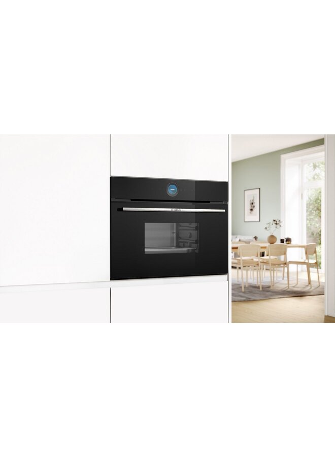 Bosch CDG714XB1 | Inbouw stoomoven | 45 cm | Zwart