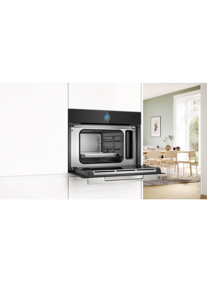 Bosch CDG714XB1 | Inbouw stoomoven | 45 cm | Zwart