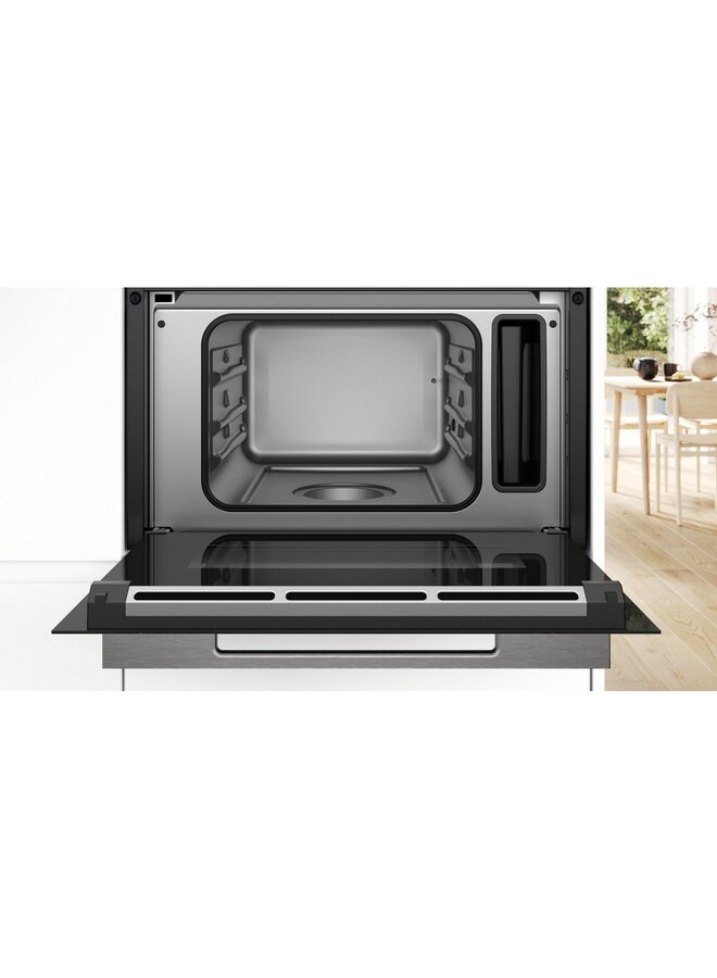 Bosch CDG714XB1 | Inbouw stoomoven | 45 cm | Zwart