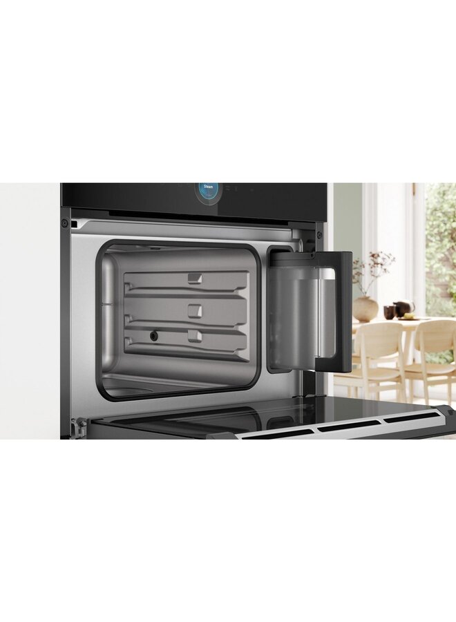 Bosch CDG714XB1 | Inbouw stoomoven | 45 cm | Zwart