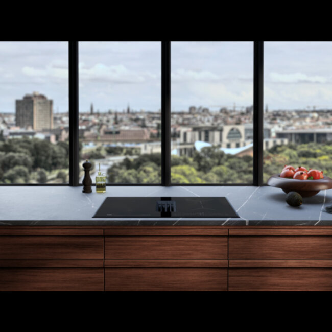 Electrolux ( AEG ) Electrolux KCC73443CK | Inductie kookplaat met afzuiging | 70 cm