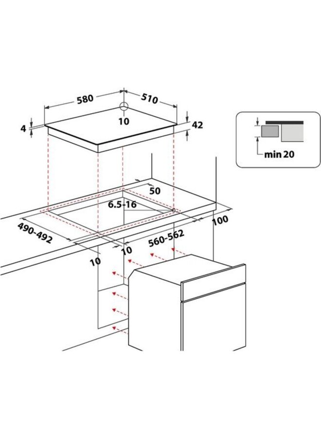 Privileg PVO 505 IN | Inbouw oven set | Inbouw fornuis