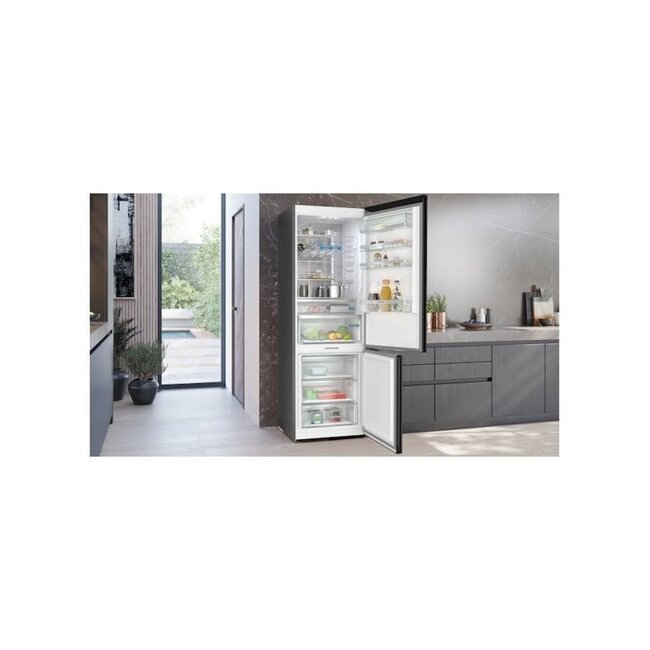 Siemens KG49NAXCF koelvriescombinatie zwart 70 cm