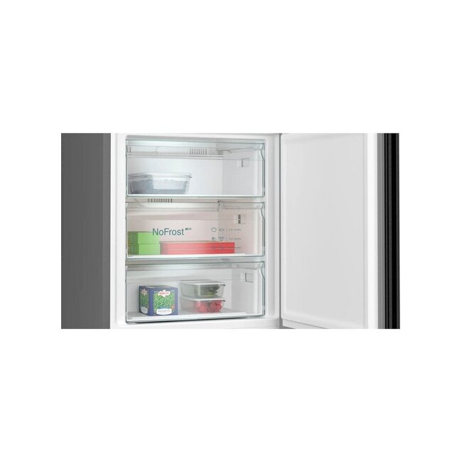 Siemens KG49NAXCF koelvriescombinatie zwart 70 cm