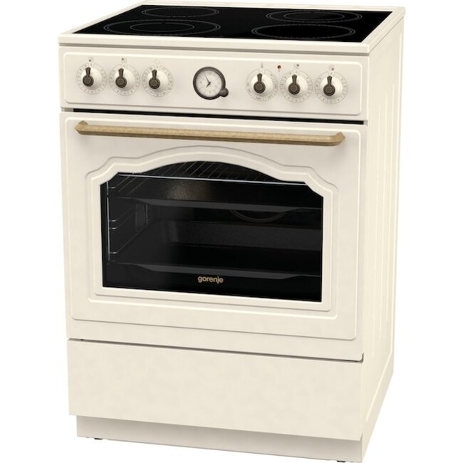 Gorenje GECS6B70CL | Keramisch fornuis | Retro Beige