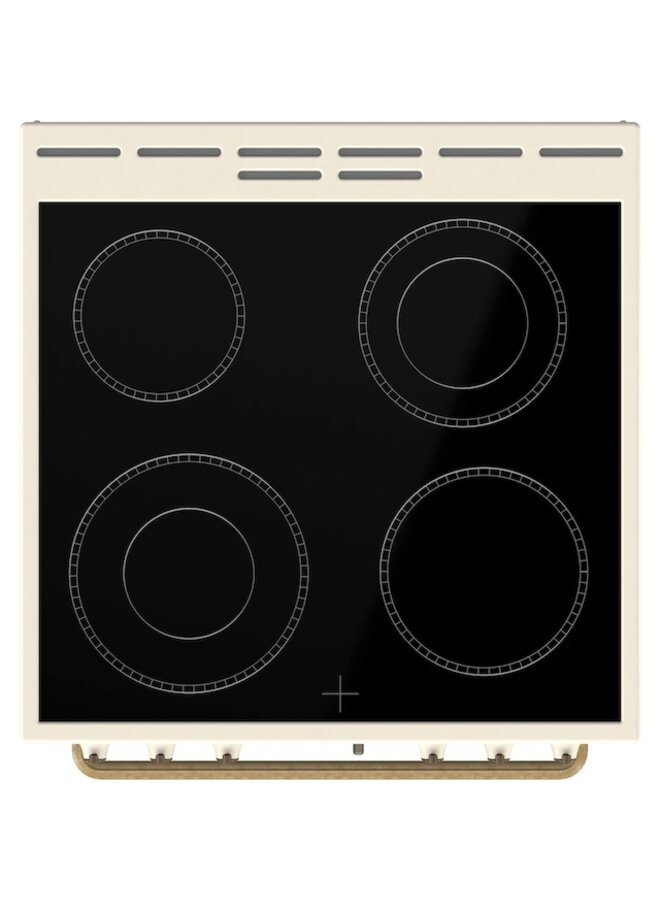 Gorenje GECS6B70CL | Keramisch fornuis | Retro Beige