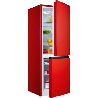 Hanseatic HKGK14349DR | koelvriescombinatie | Rood | 143 cm