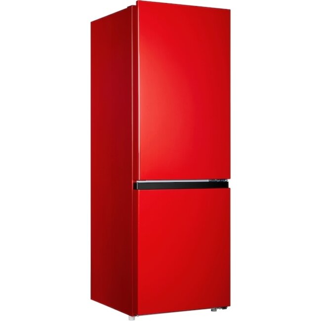 Hanseatic HKGK14349DR | koelvriescombinatie | Rood | 143 cm