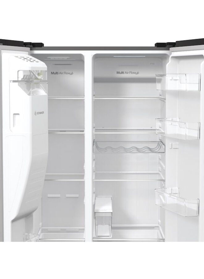 Hisense RSIM535ACE | Amerikaanse koelkast | RVS