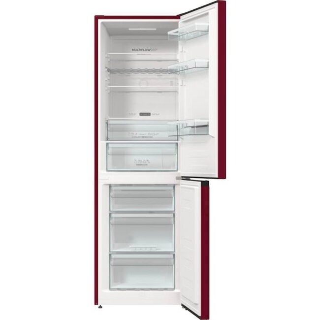 Gorenje NK79C0DR | Koelvriescombinatie | Bordeaux Rood