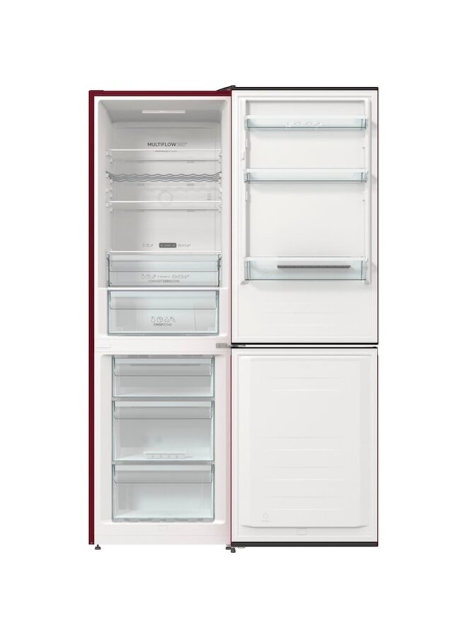 Gorenje NK79C0DR | Koelvriescombinatie | Bordeaux Rood