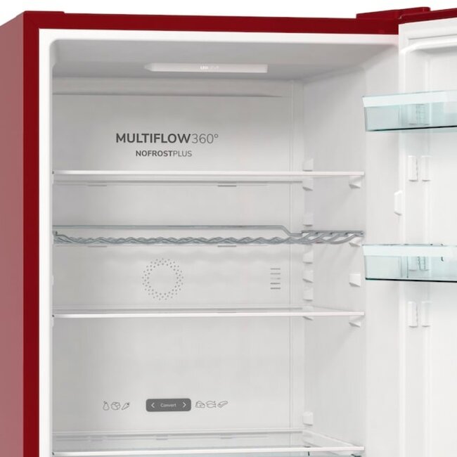 Gorenje NK79C0DR | Koelvriescombinatie | Bordeaux Rood