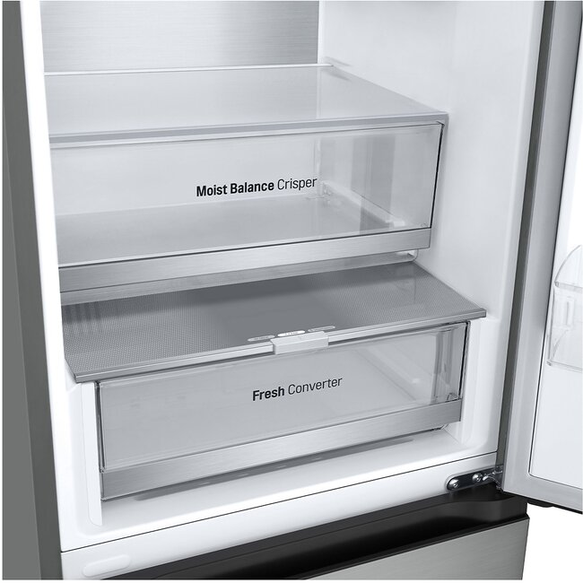 LG GBV5250CPY | Koelvriescombinatie | Total NoFrost | RVS