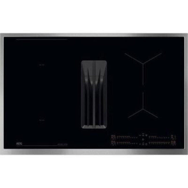 AEG OCH84B03XB | Inductie kookplaat met afzuiging | 80 cm