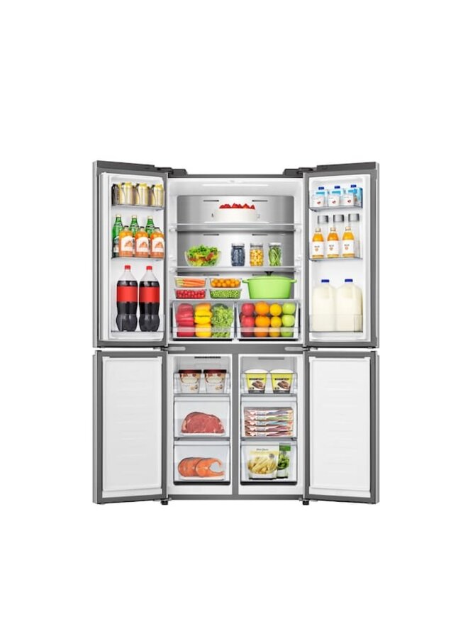 Hisense RQ5P470SAID | Amerikaanse koelkast | 4 deurs | 80 cm