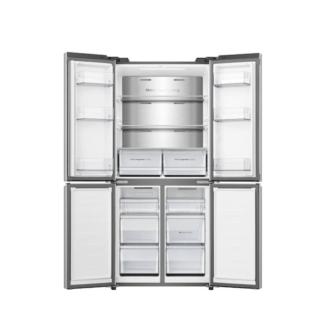 Hisense RQ5P470SAID | Amerikaanse koelkast | 4 deurs | 80 cm