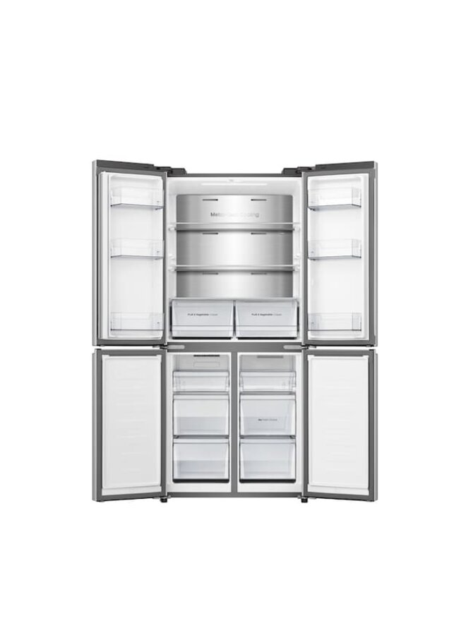 Hisense RQ5P470SAID | Amerikaanse koelkast | 4 deurs | 80 cm