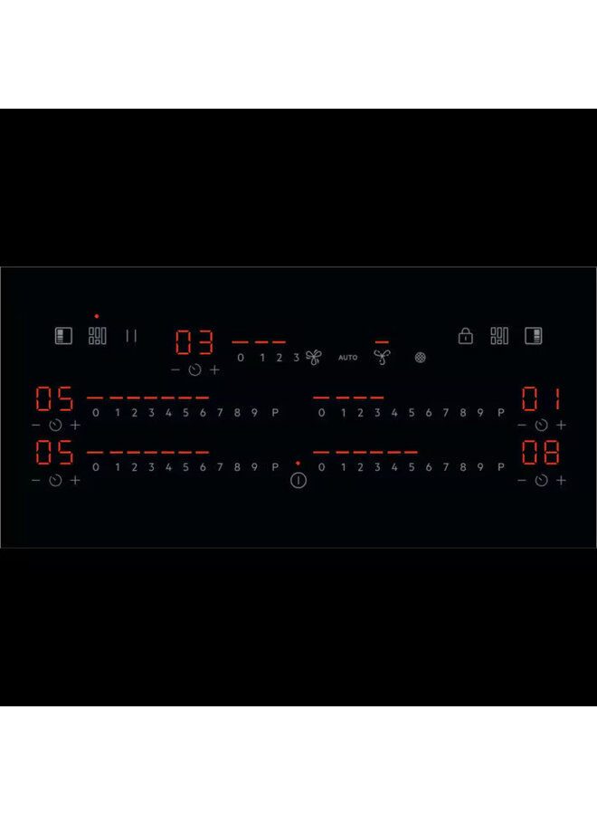 AEG XCF6847IB | Inductie kookplaat met afzuiging | Wifi | 80 cm