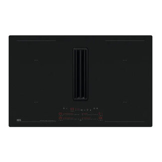 AEG XCF6847IB | Inductie kookplaat met afzuiging | Wifi | 80 cm