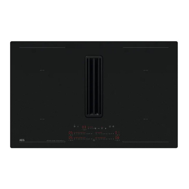 AEG XCF6847IB | Inductie kookplaat met afzuiging | Wifi | 80 cm