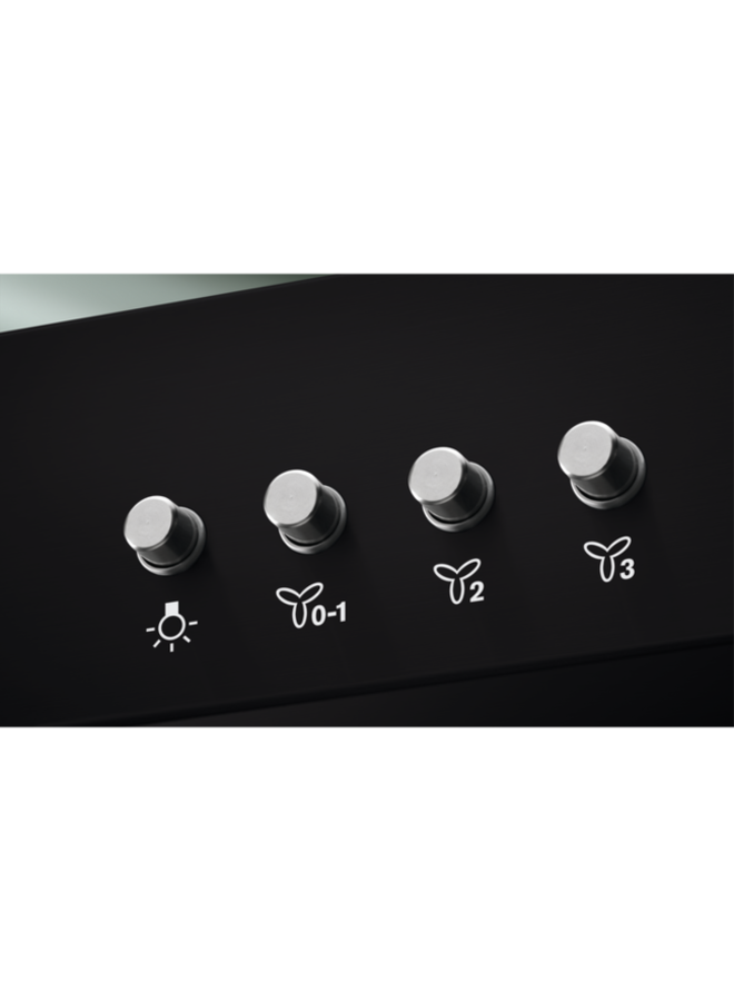 Elektrolux LFP619K | Vlakscherm afzuigkap | 90 cm | Zwart
