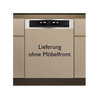 Bauknecht B0B D641A X | Half geintegreerde vaatwasser | RVS | AutoDeur | C