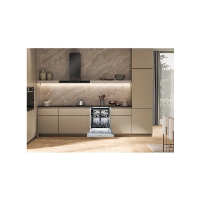 Bauknecht B0B D641A X | Half geintegreerde vaatwasser | RVS | AutoDeur | C