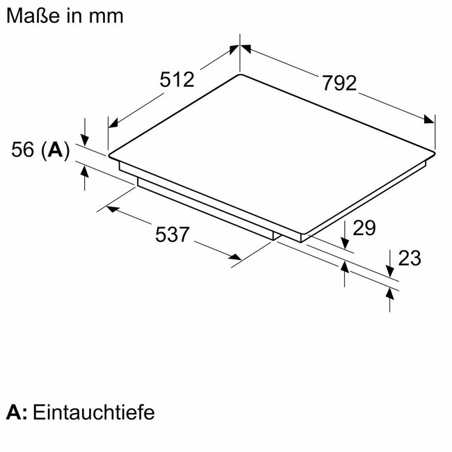 Siemens EH801HVB1E | Inductiekookplaat | 80 cm