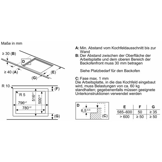 Siemens EH801HVB1E | Inductiekookplaat | 80 cm