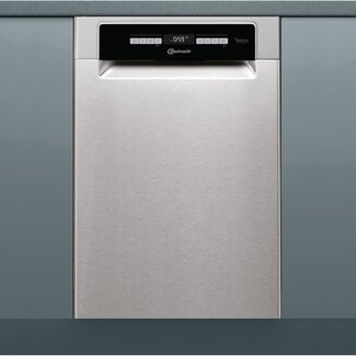 Bauknecht BSUO 3O33 PF X | Onderbouw vaatwasser | 45 cm | RVS