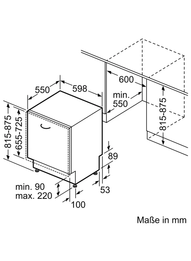 NEFF S157EAX39E | Inbouw vaatwasser | AutoDry
