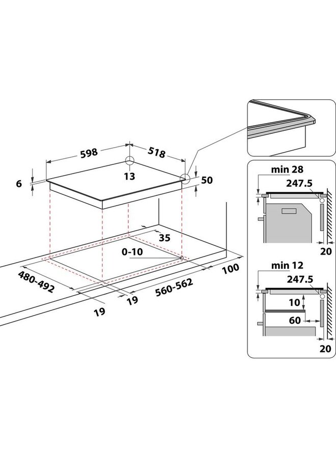 Bauknecht BS 2360F AL | Inductie kookplaat | Flex